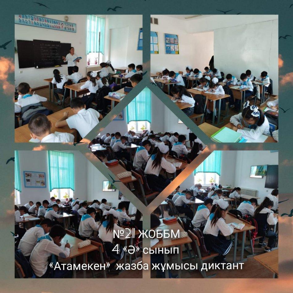 "Қыран елім-Қазақстаным" акциясы аясында  диктант